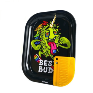 Tacka metalowa Best Buds | Jednorożec LSD | 18 x 14 cm