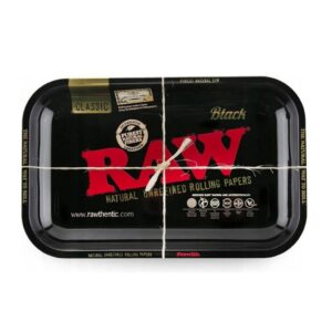 Tacka metalowa RAW | Black | 27,5 x 17,5 cm