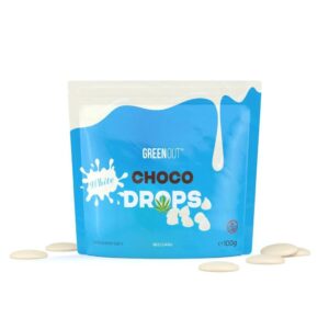 Drażetki | Biała Czekolada | Green Out Choco Drops | 100 g