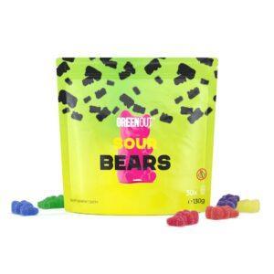 Żelki Konopne Kwaśne | Green Out Sour Bears | 130 g