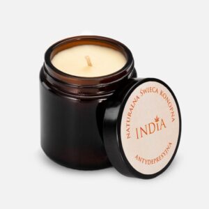 Świeca Konopna Antydepresyjna | India Cosmetics | 90 g