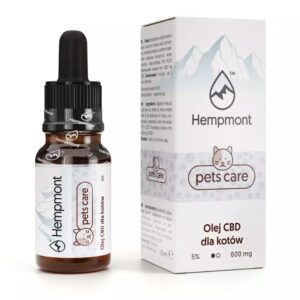 Olejek CBD dla kotów | Pets Care | Hempmont | 5 % CBD