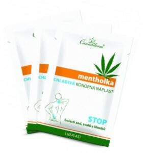 Plastry chłodzące Mentholka | Cannaderm | 3 szt.