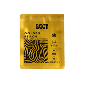 LUCY Vape Golden Peach – Słodka Chwila Relaksu w Jednorazowym Waporyzatorze