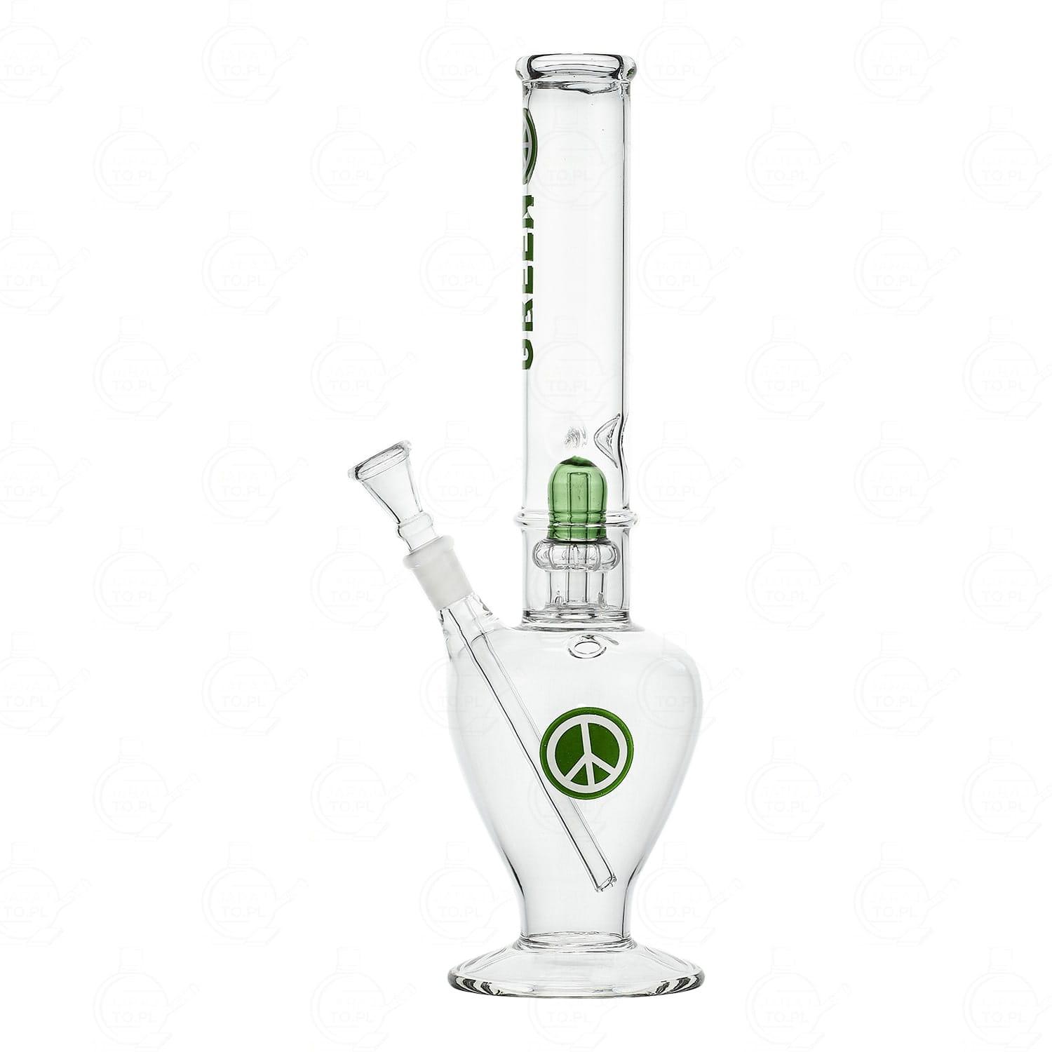 Bongo Szklane Peace Dome Perc | Greenline | 35 cm - obrazek 3