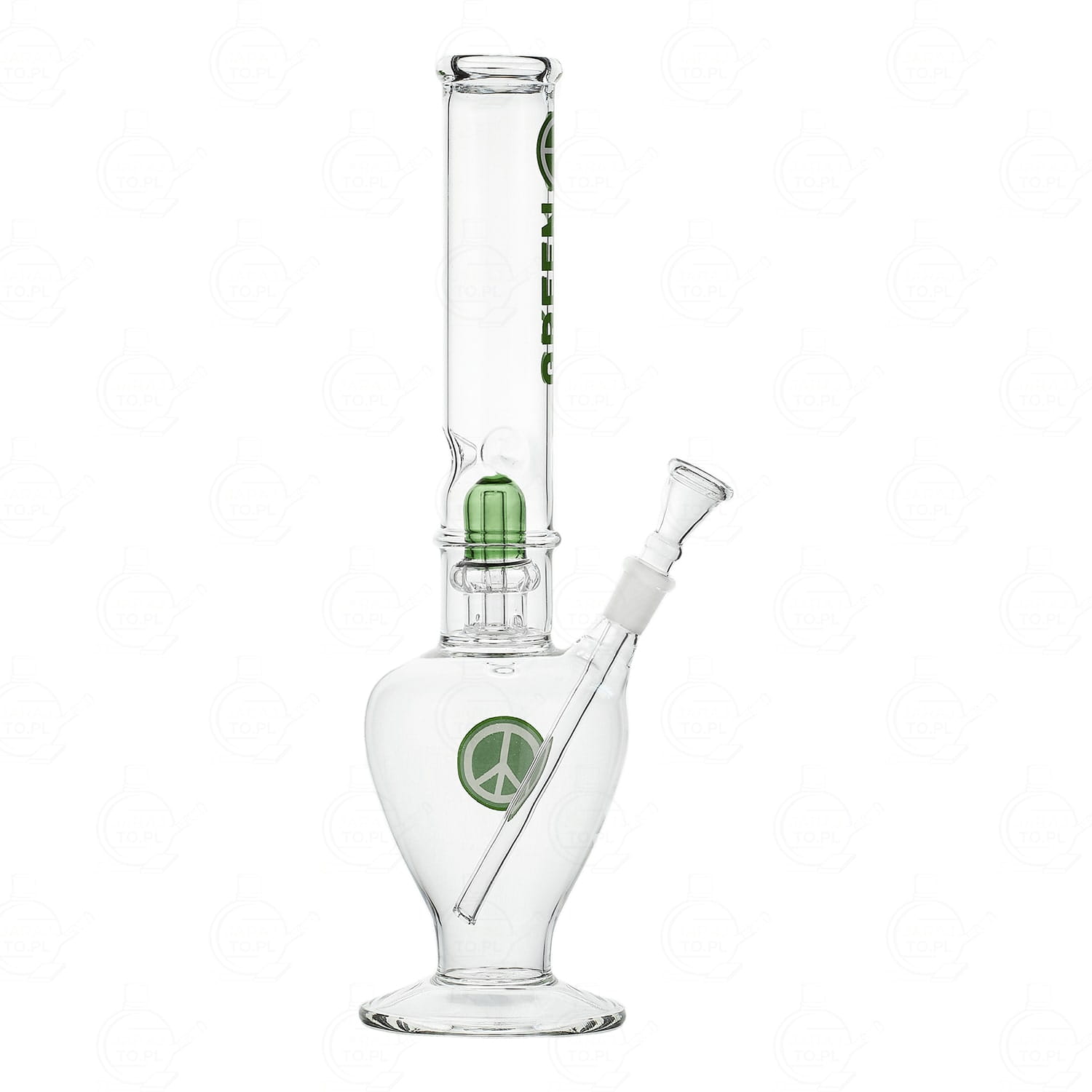 Bongo Szklane Peace Dome Perc | Greenline | 35 cm - obrazek 2