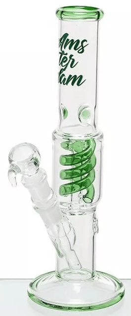 Fajka wodna, Bongo Szklane | Amsterdam Spiralny Perkolator | 29 cm | Szlif 18.8 - obrazek 4