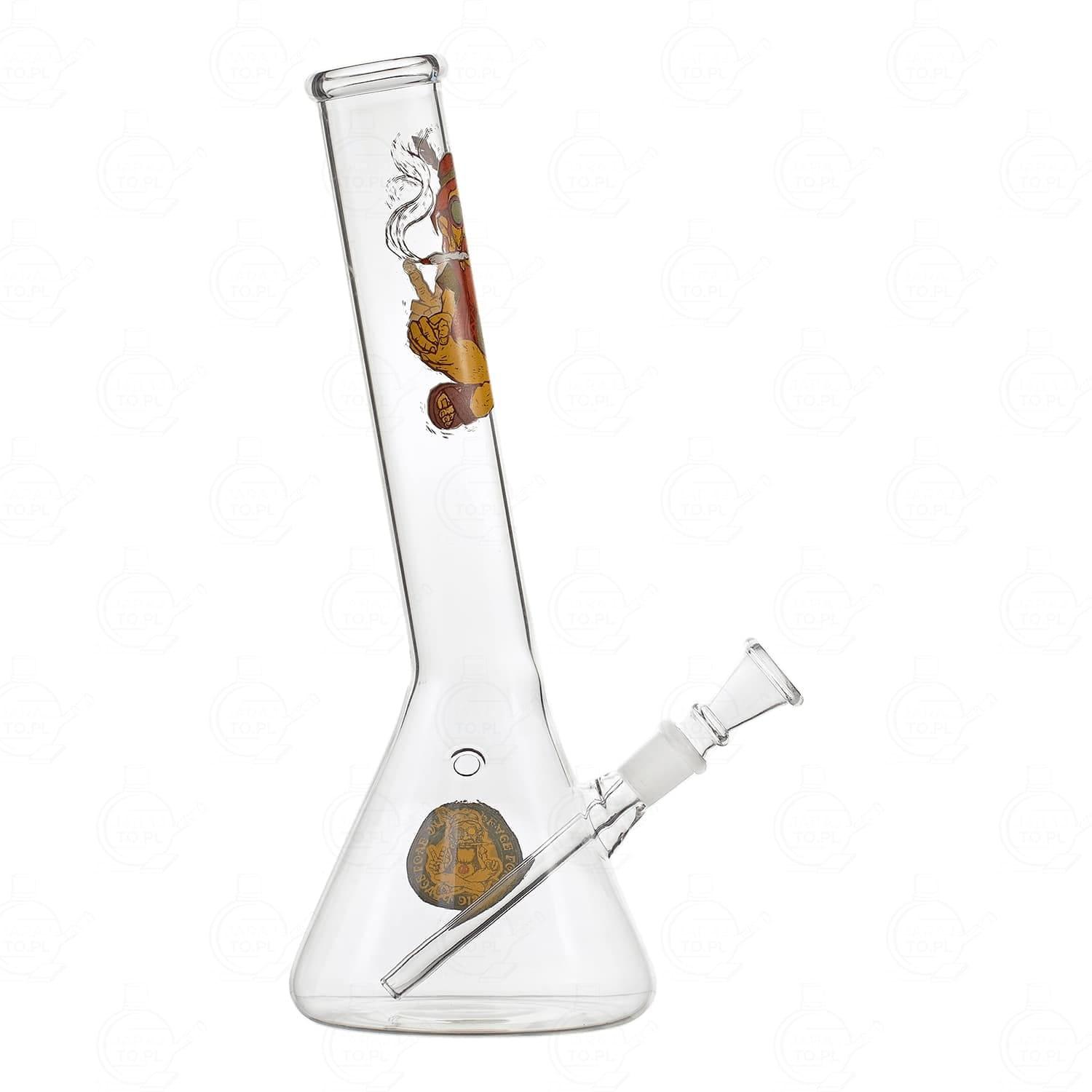 Fajka wodna, Bongo Szklane SmoKing Hipis Pener | 30 cm - obrazek 6