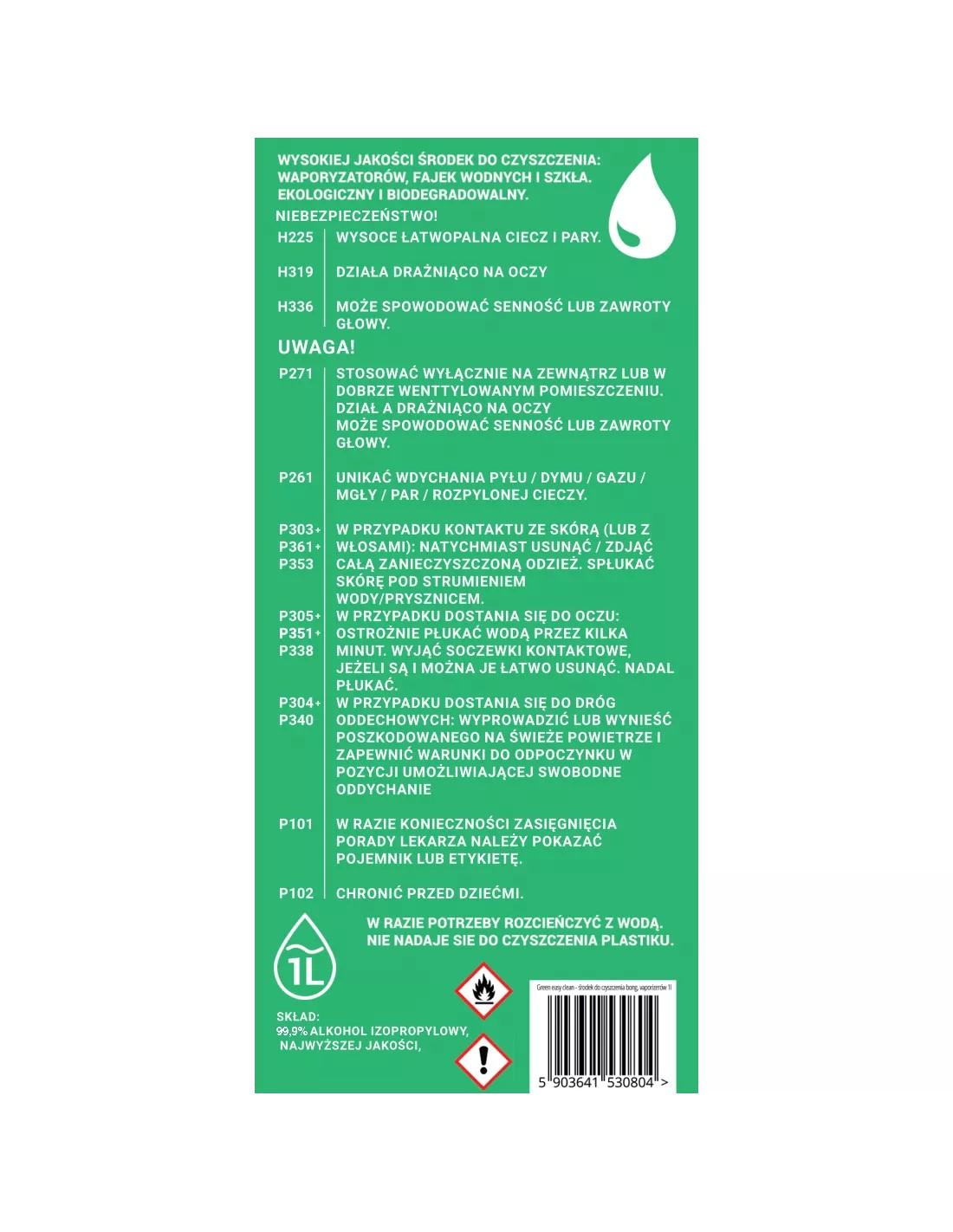 Alkohol Izopropylowy (IPA) | Green Easy Clean | 1 litr - obrazek 3