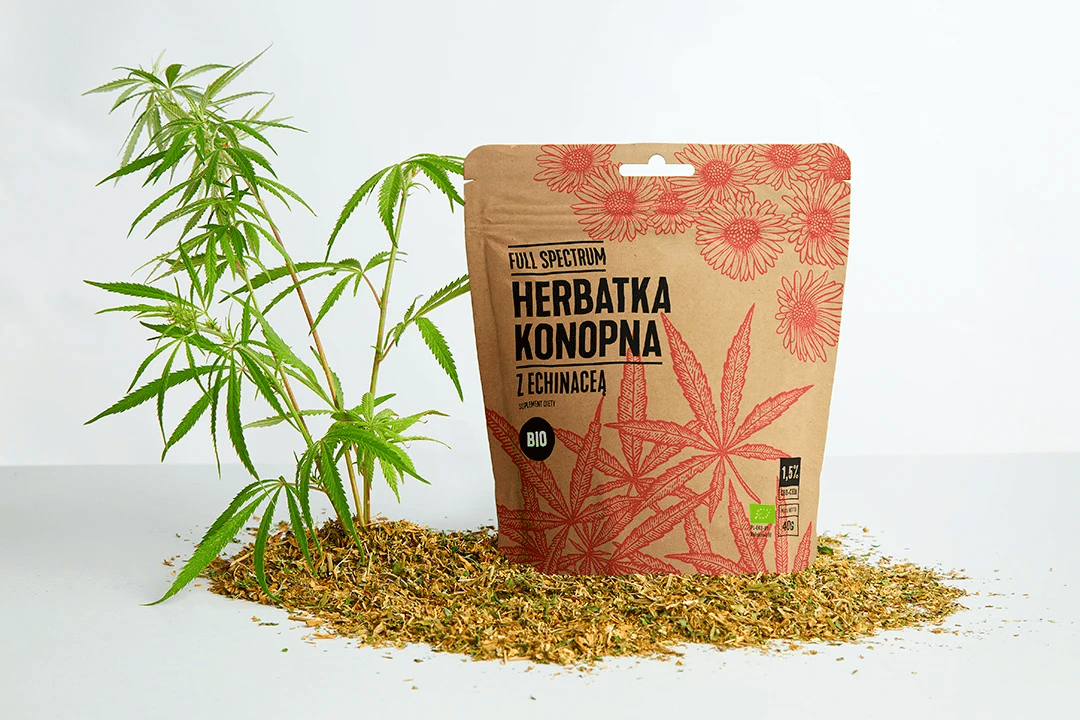Herbatka Konopna CBD - Echinacea BIO