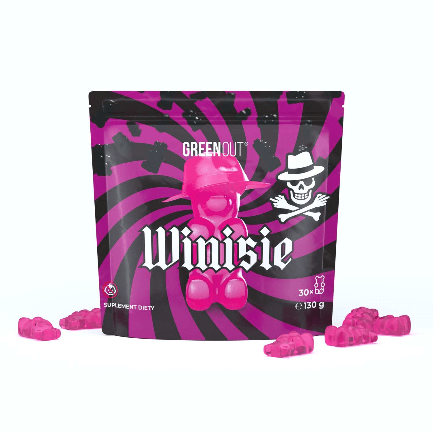 Żelki Konopne | Green Out Winisie | 130 g
