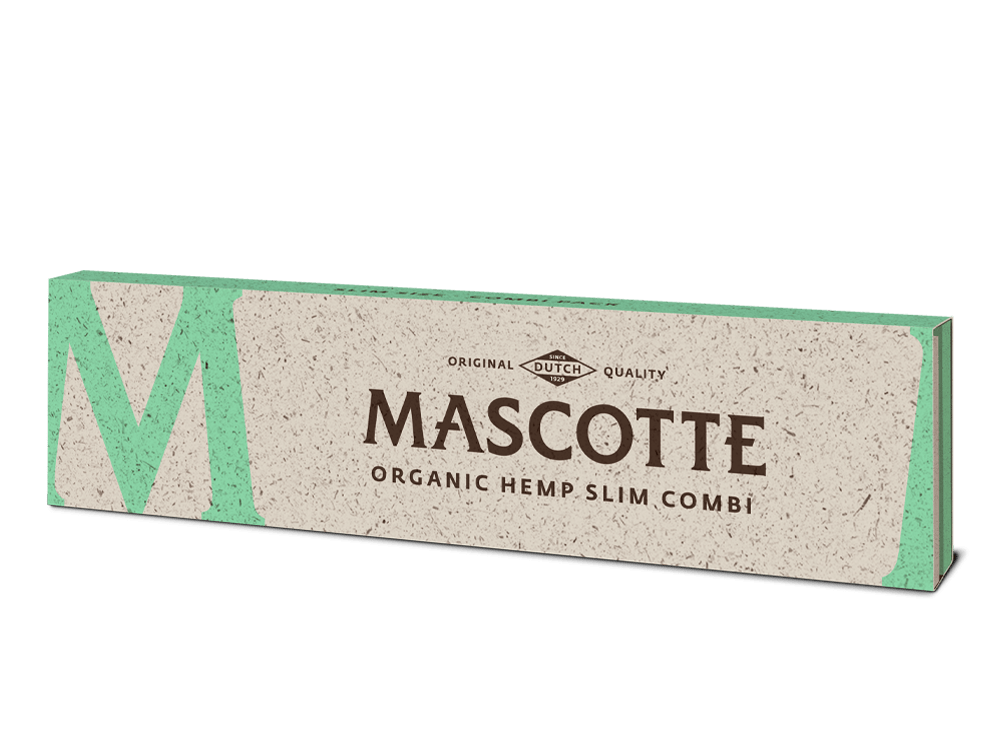 Bibułki, Bletki MASCOTTE Organic Hemp Slim Combi