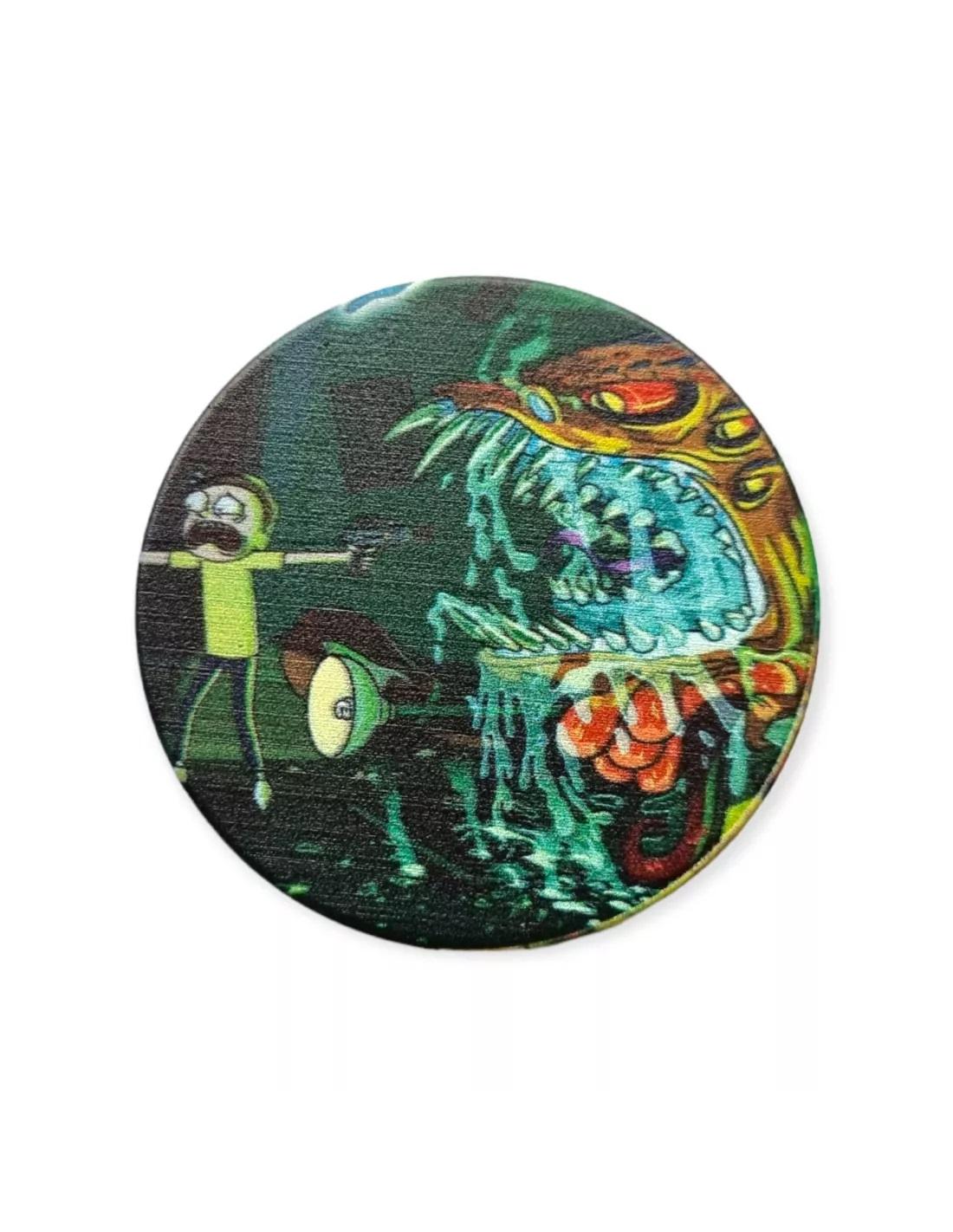 Młynek Metalowy Rick and Morty | 52 mm | 4-cz.