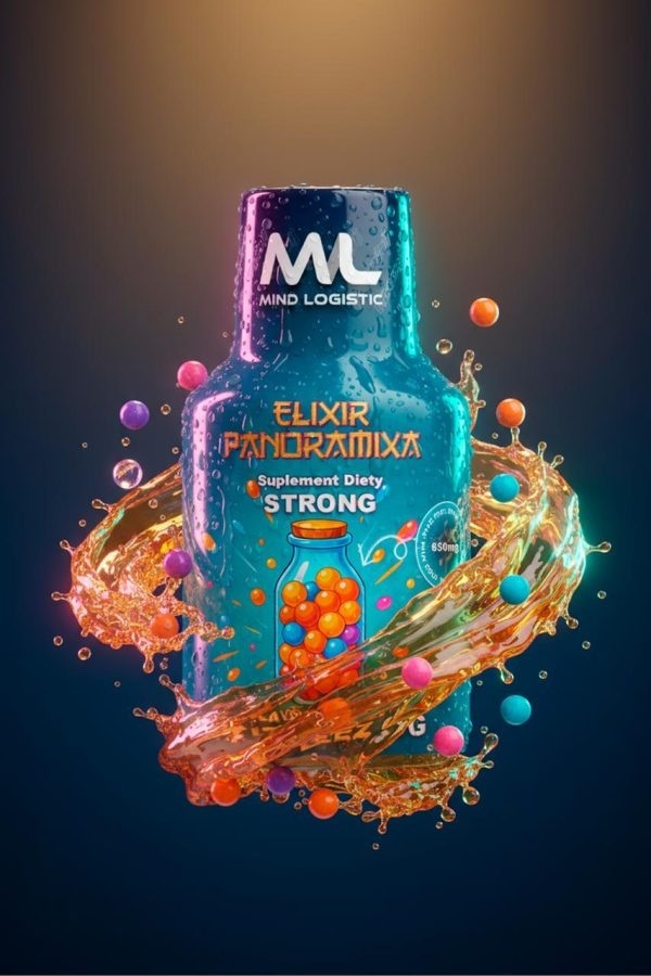 Olejek Konopny | ELIXIR PANORAMIXA STRONG+ | Zkittlez | 100ml 650mg - obrazek 2